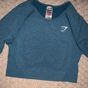 this gymshark teal vital crop top is up for grabs!